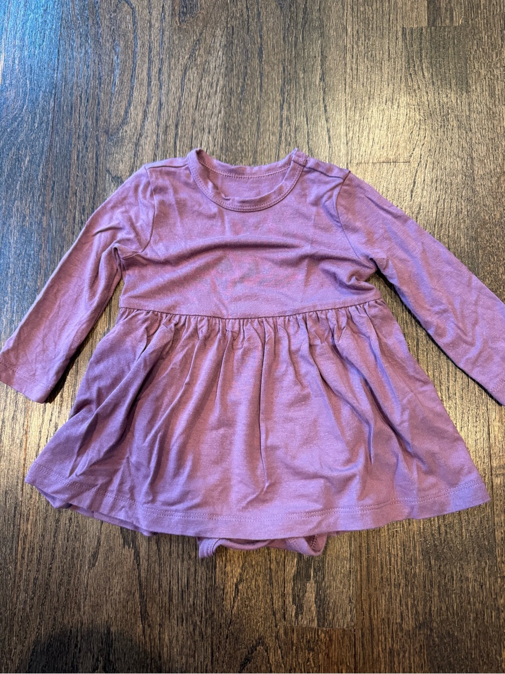 Larkspur baby bamboo dress with bodysuit